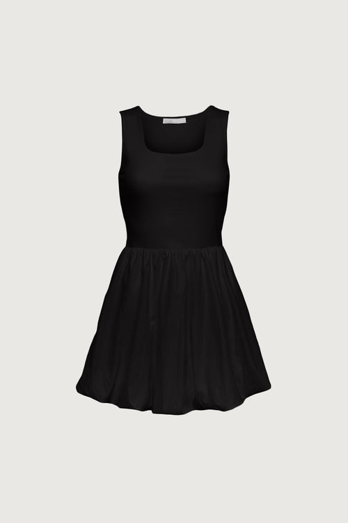 MINI BUBBLE HEM DRESS