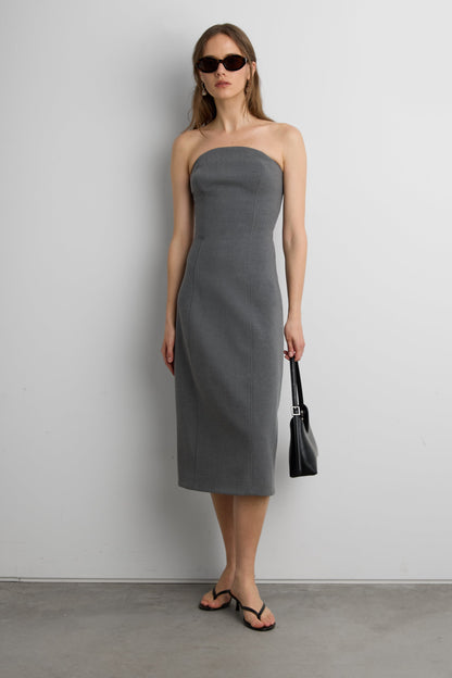 BARREL TUBE TOP DRESS