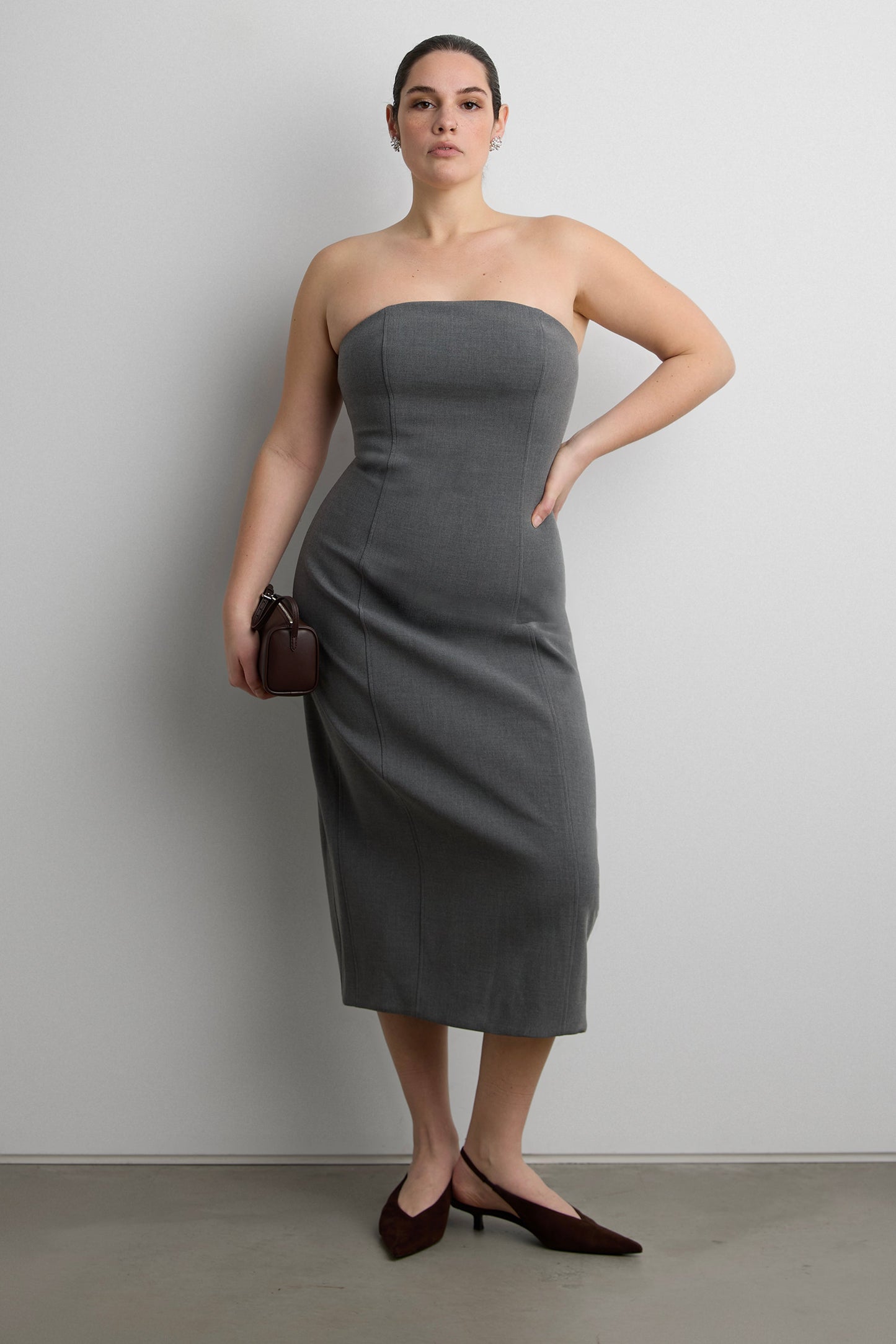 BARREL TUBE TOP DRESS