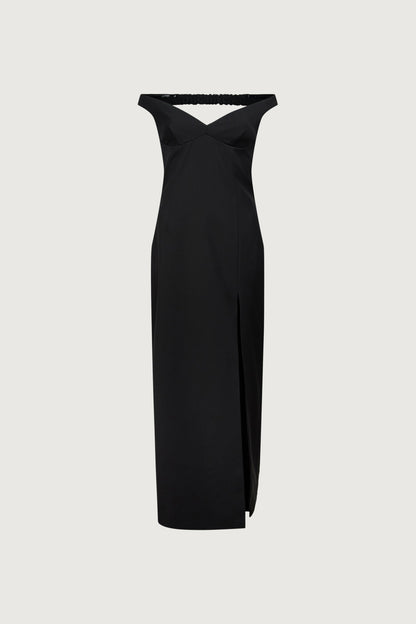 SWEETHEART OFF THE SHOULDER MIDI DRESS