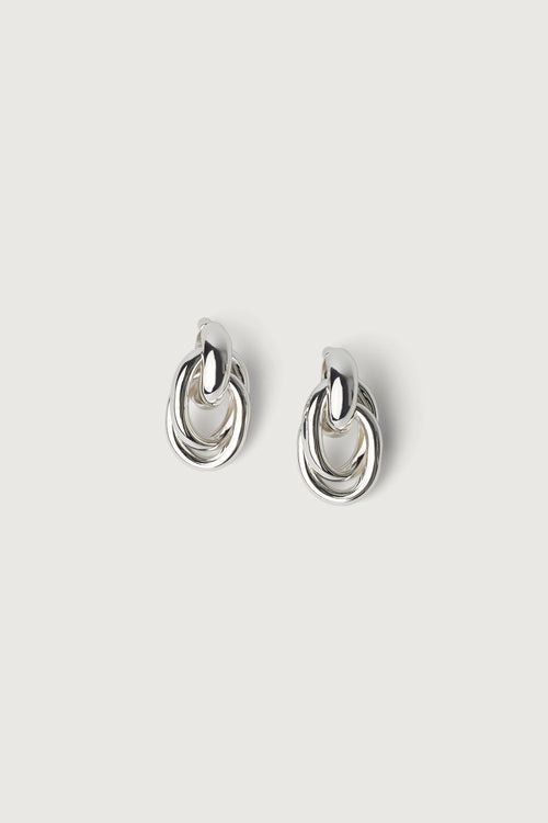 INTERLOCKING RING EARRINGS