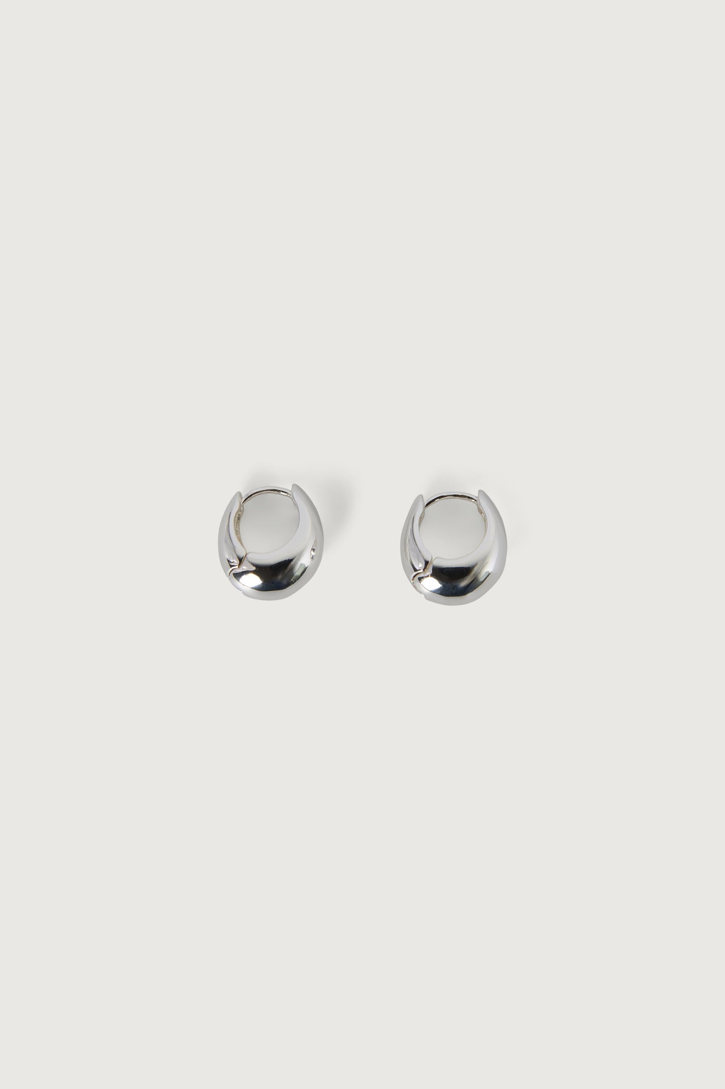 SMALL BUBBLE HUGGIE HOOP EARRINGS