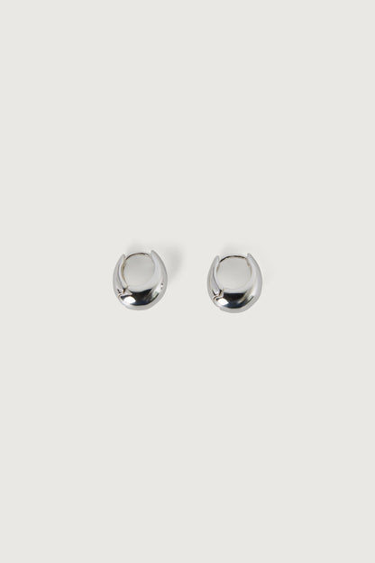 SMALL BUBBLE HUGGIE HOOP EARRINGS