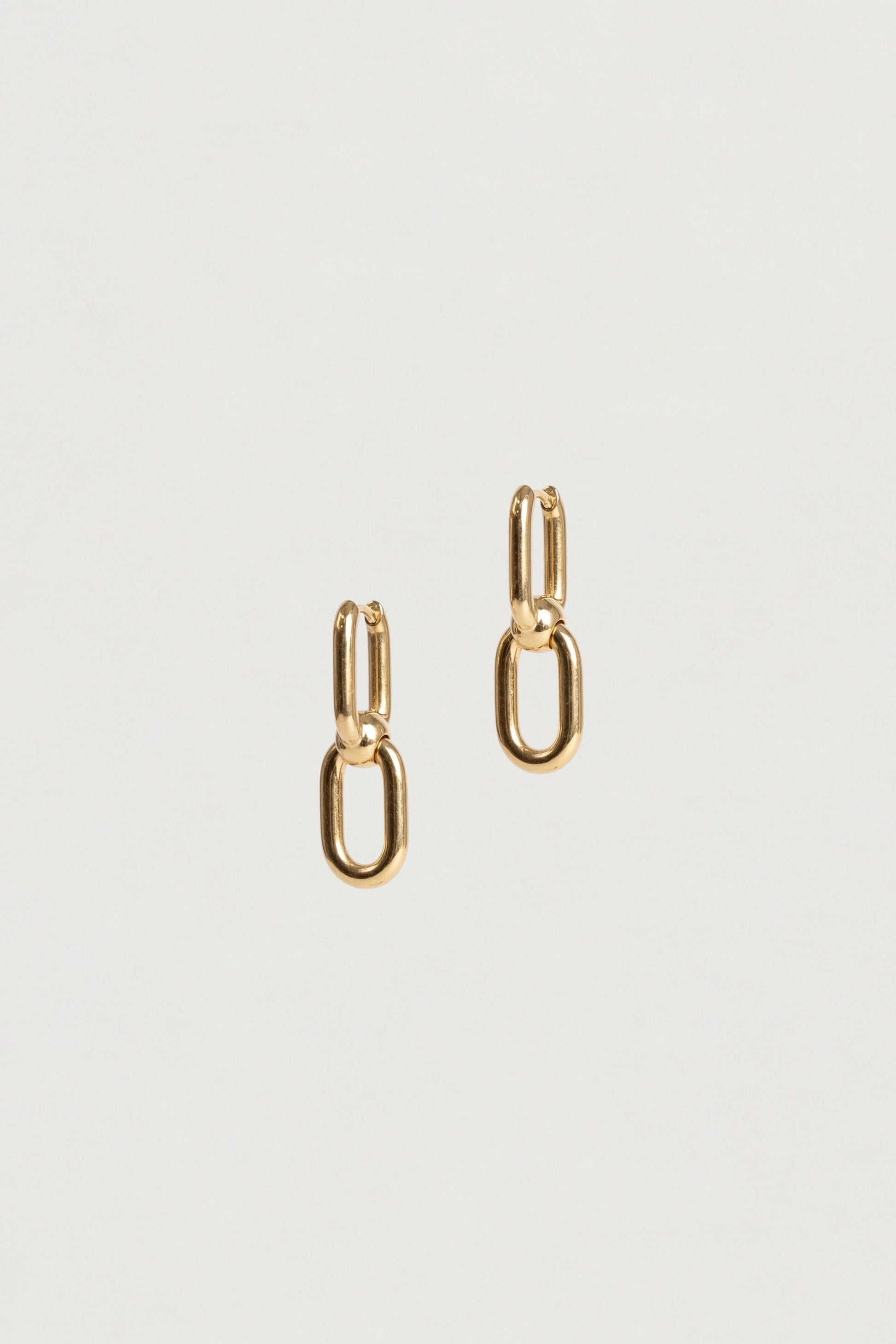 DOUBLE LINK EARRINGS
