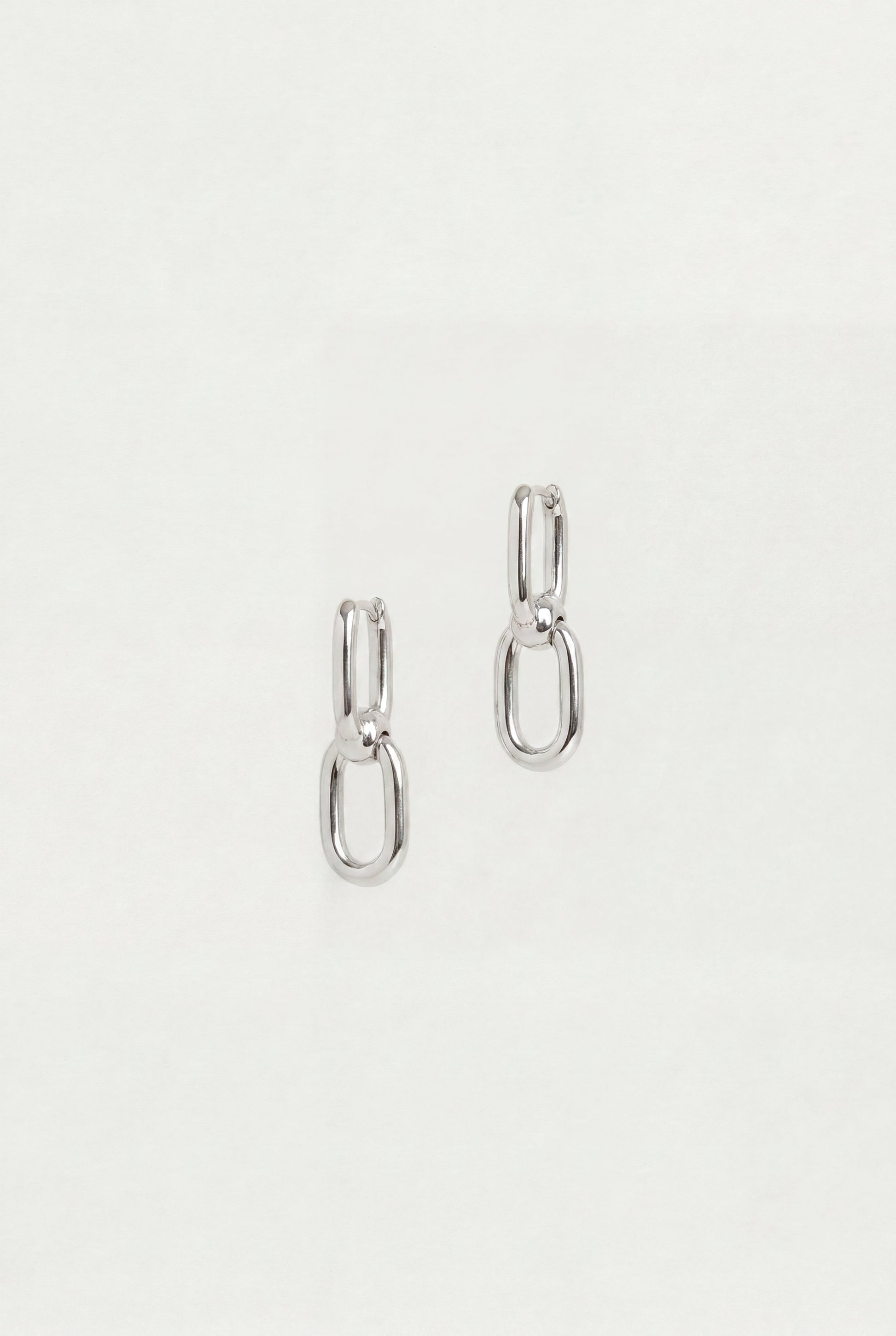 DOUBLE LINK EARRINGS