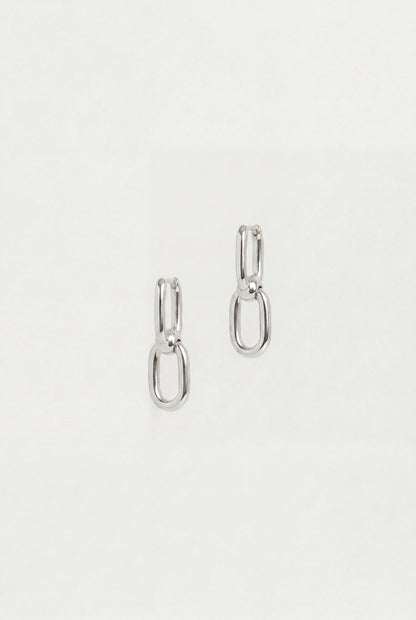 DOUBLE LINK EARRINGS
