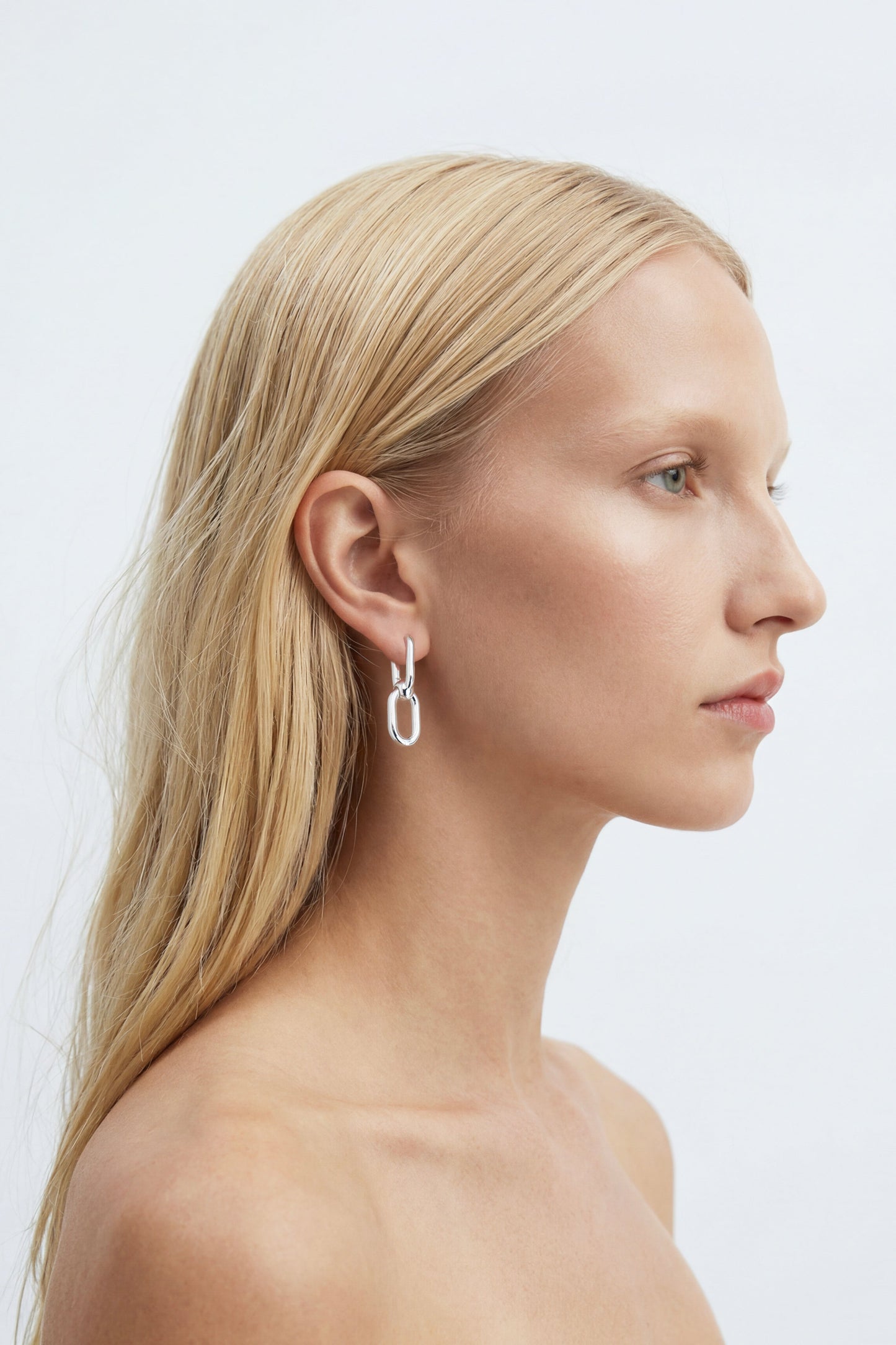 DOUBLE LINK EARRINGS