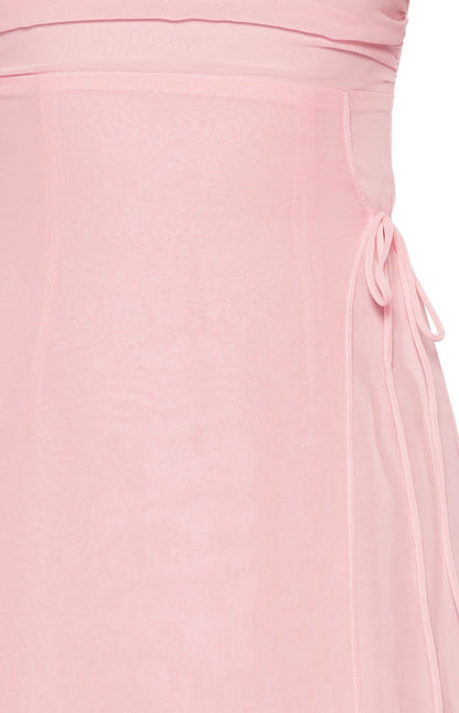 Flossie Pink Maxi Sleeveless Dress