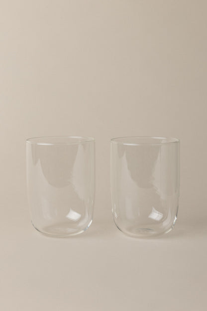 STACKABLE COOLER GLASSES, SET OF 2