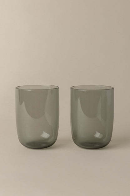 STACKABLE COOLER GLASSES, SET OF 2