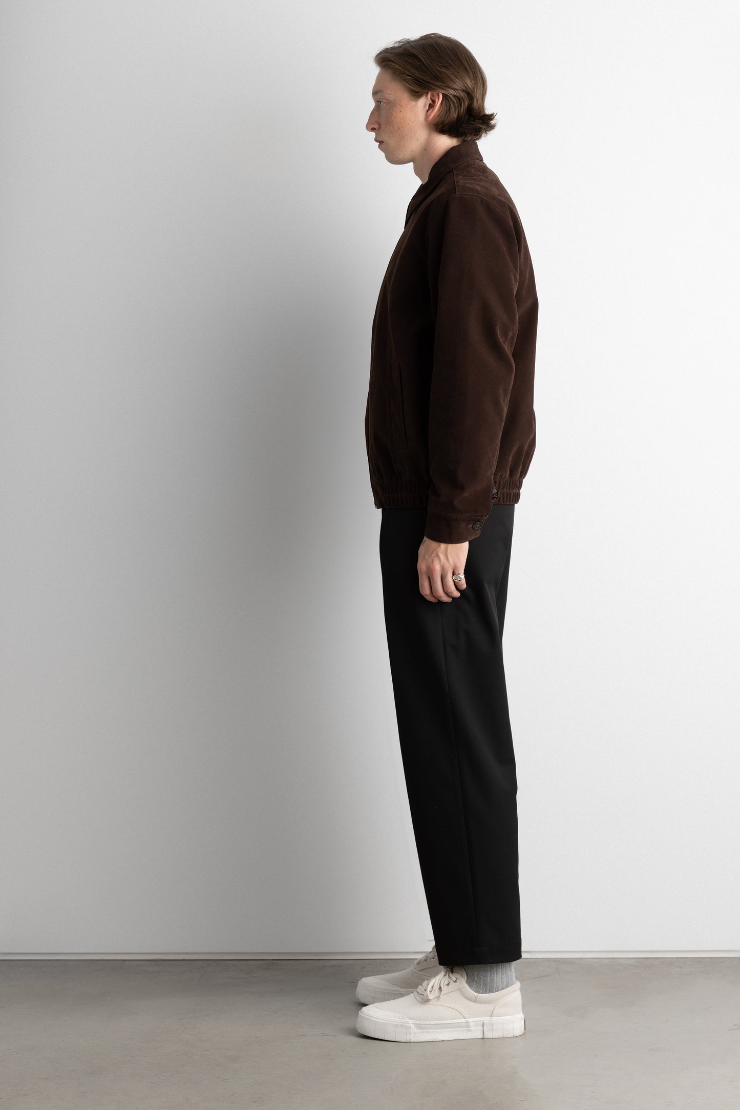 CLASSIC VEGAN SUEDE JACKET
