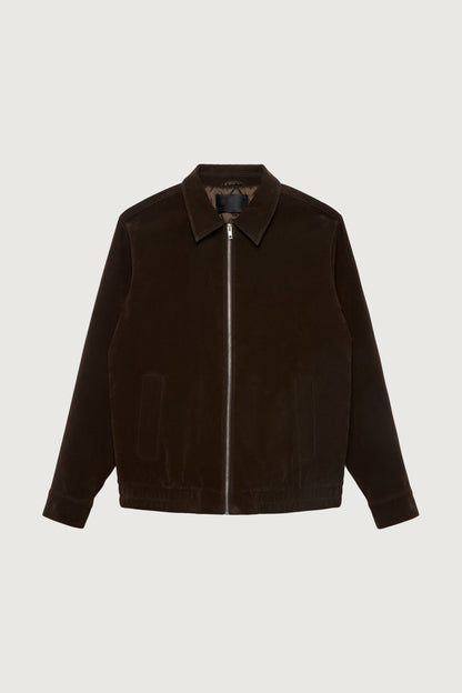 CLASSIC VEGAN SUEDE JACKET