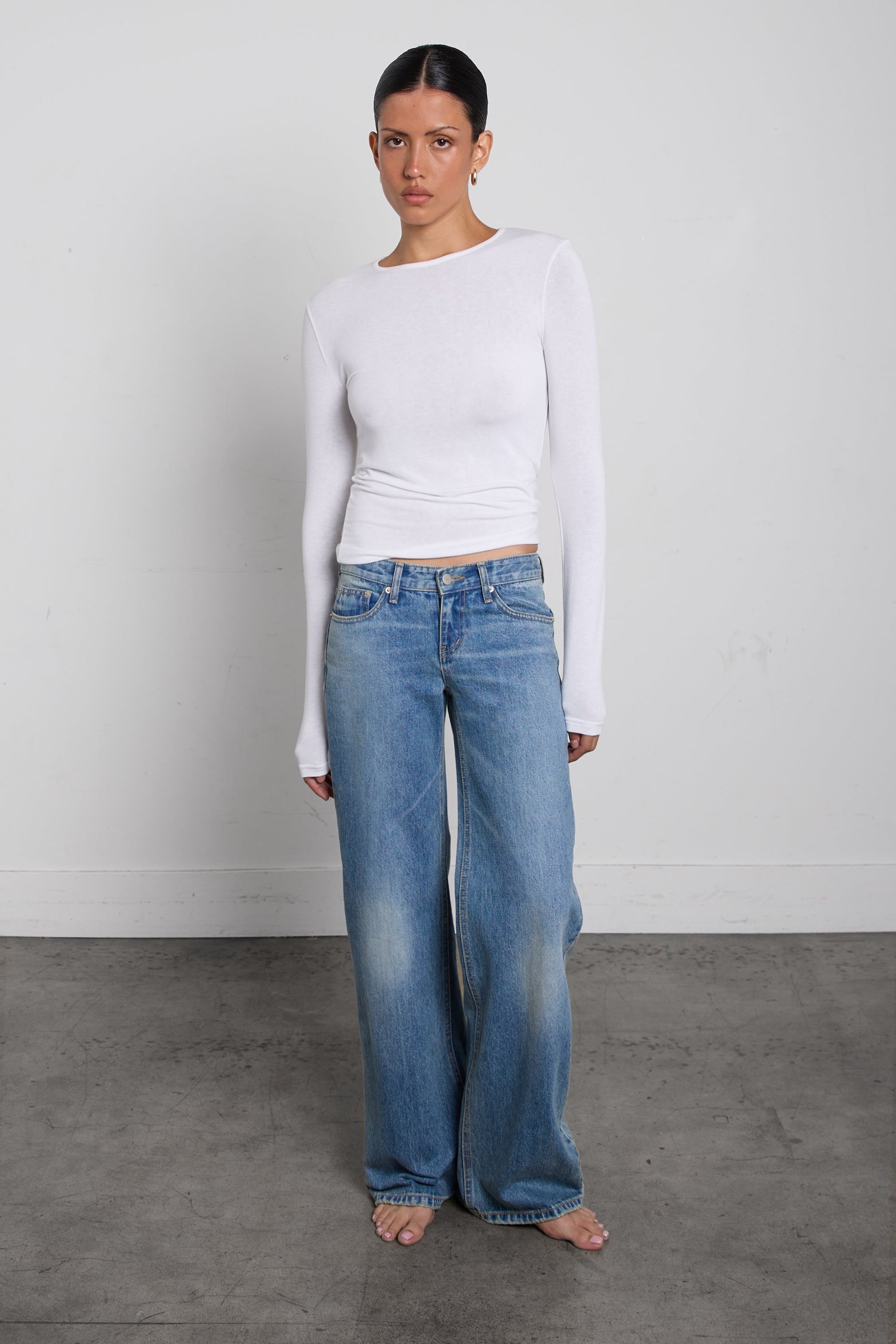 VINTAGE WASH STRAIGHT JEAN