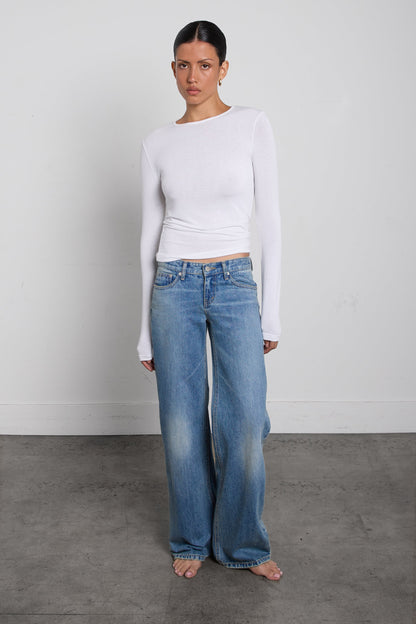 VINTAGE WASH STRAIGHT JEAN