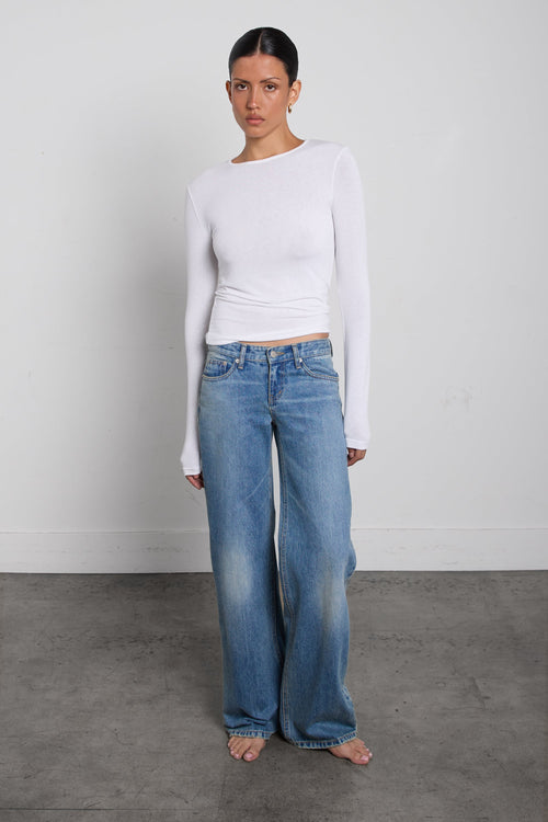 VINTAGE WASH STRAIGHT JEAN