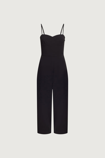 SWEETHEART NECKLINE STRAIGHT LEG JUMPSUIT