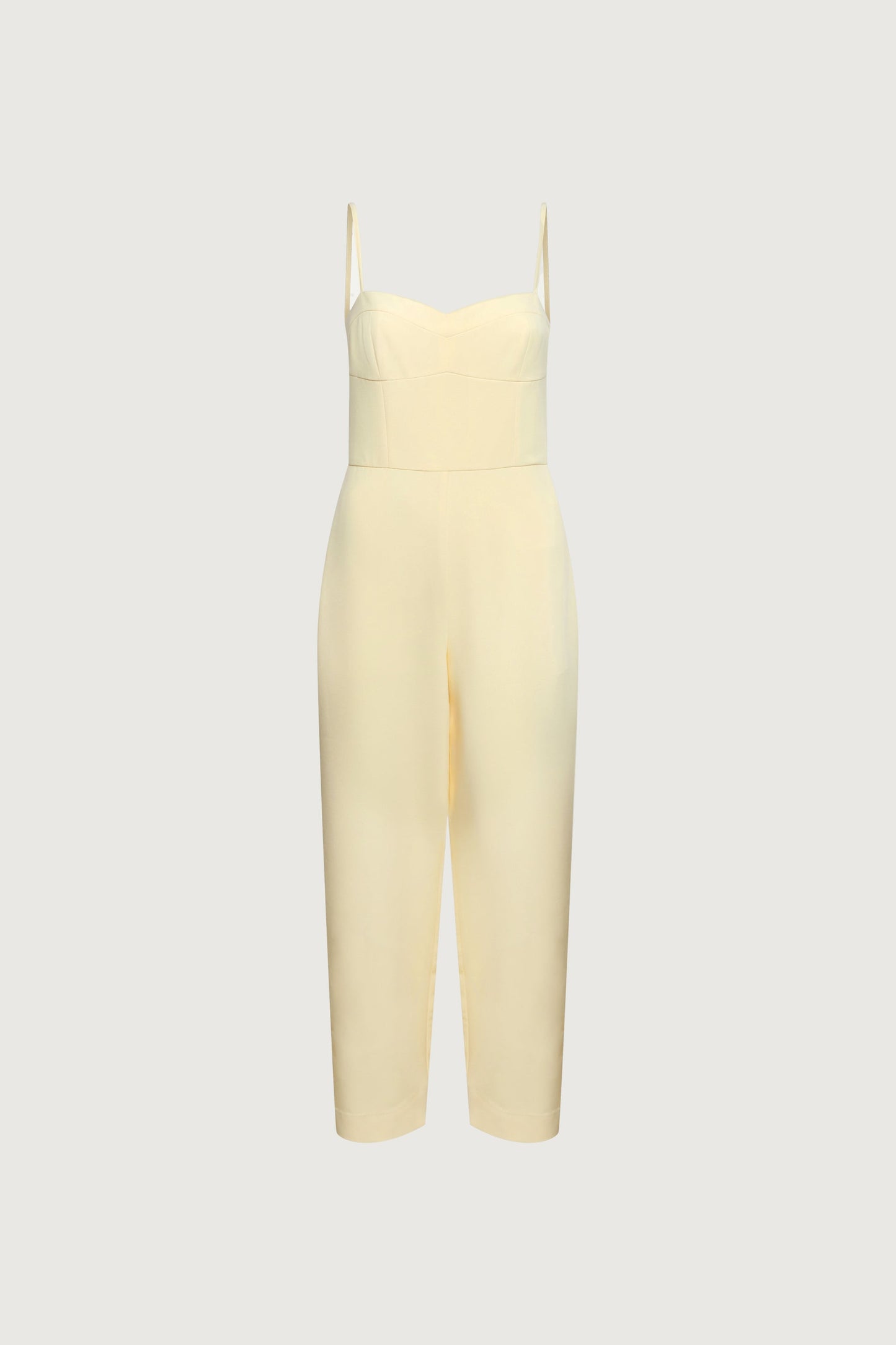 SWEETHEART NECKLINE STRAIGHT LEG JUMPSUIT