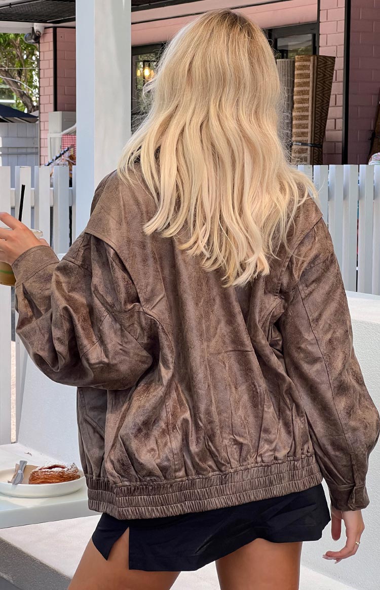 Lioness Kenny Chocolate Bomber Jacket - PRE ORDER