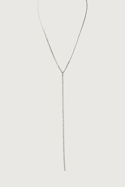 ZIRCONIA LARIAT NECKLACE
