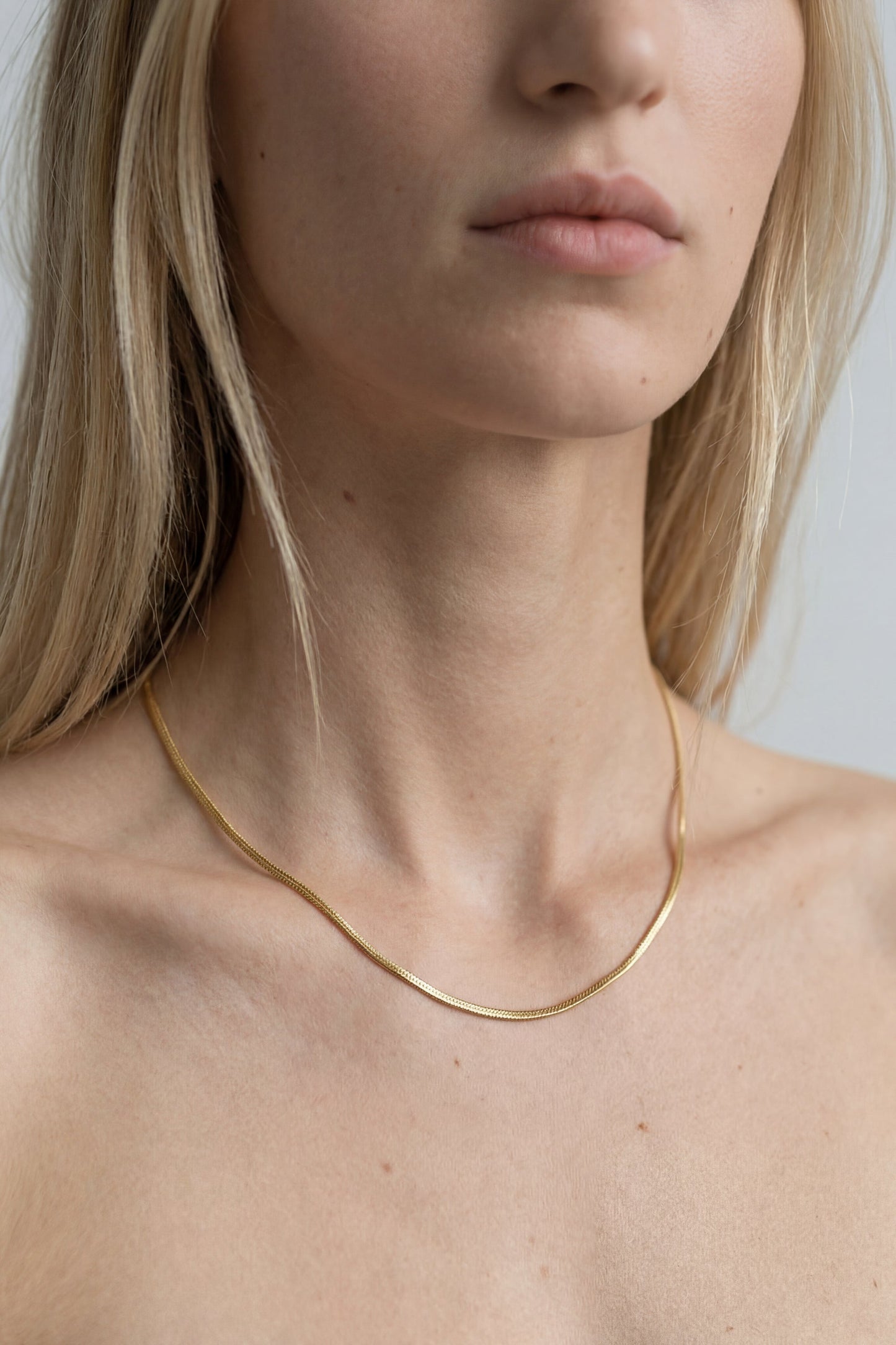 THIN SNAKE CHAIN NECKLACE