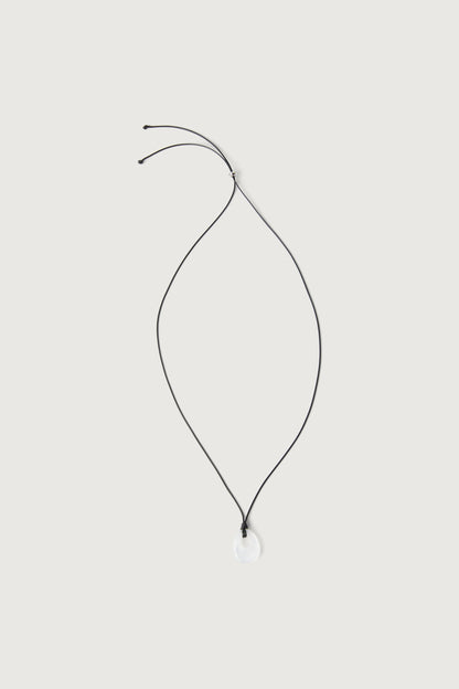 HOLLOW STONE PENDANT NECKLACE