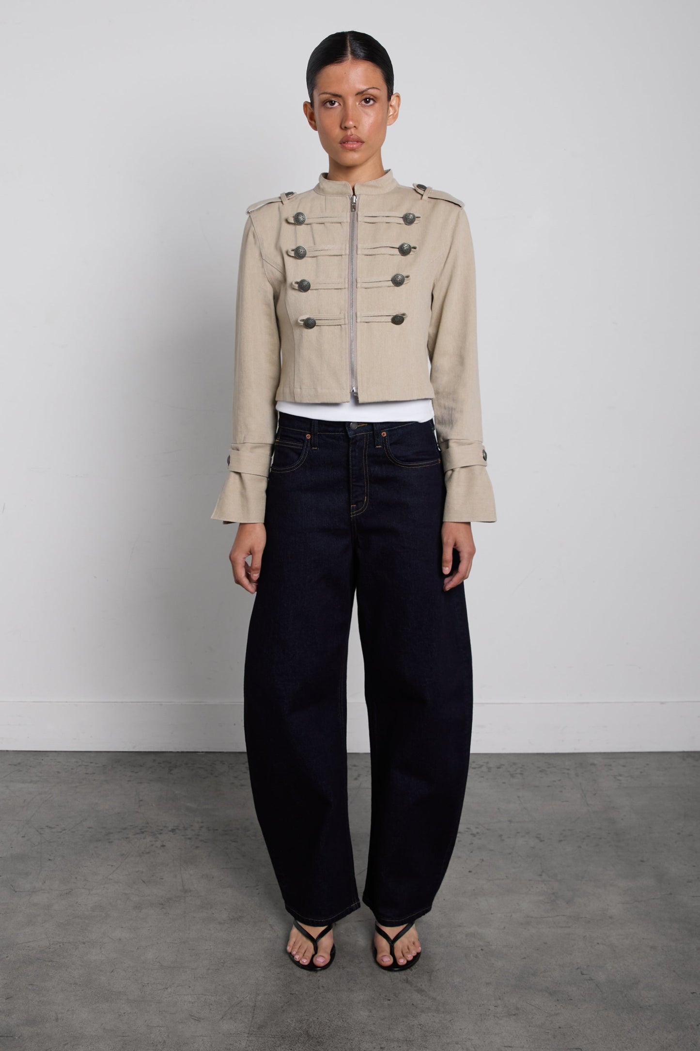 CROPPED MILITARY JACKET