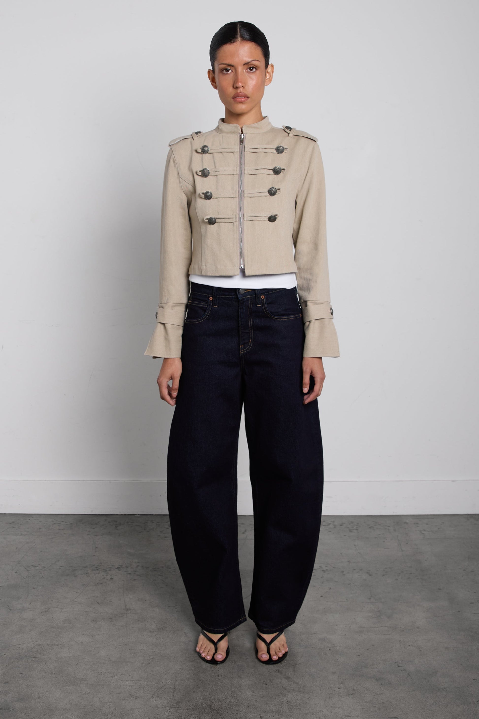 CROPPED MILITARY JACKET