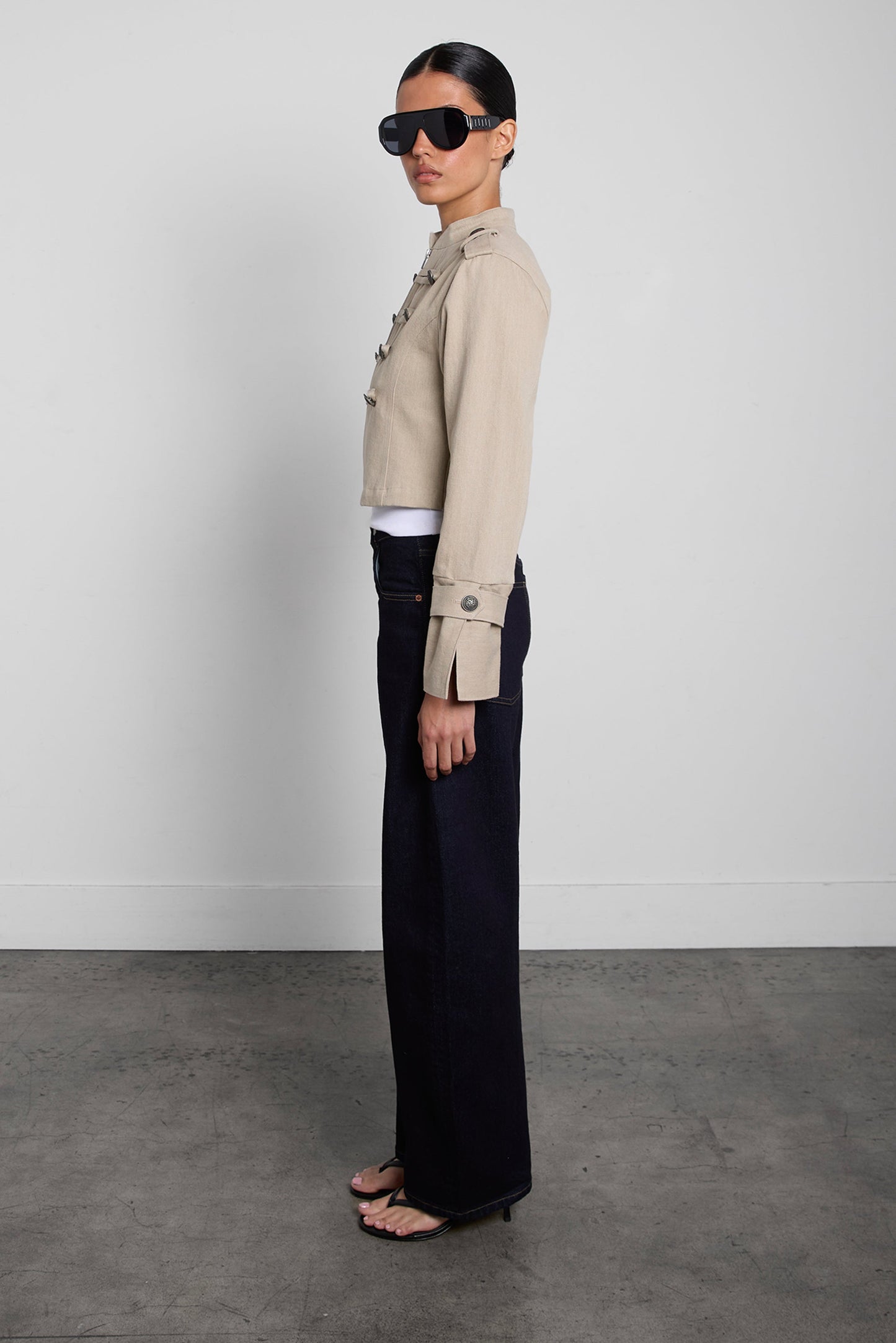 CROPPED MILITARY JACKET