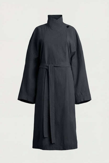OVERSIZED OPEN FRONT COAT