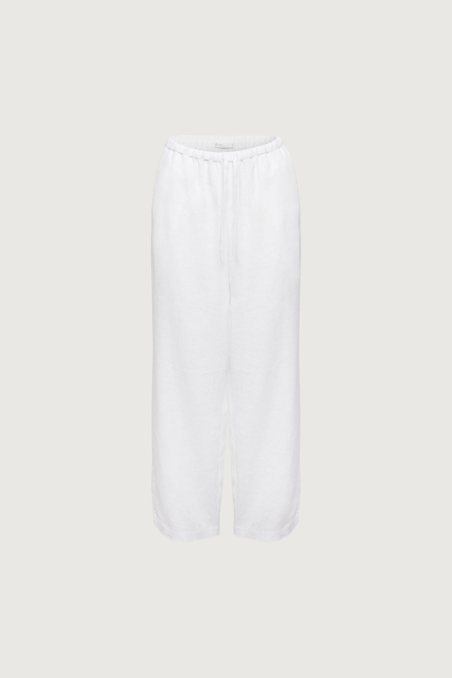 LINEN BLEND WIDE LEG PANT