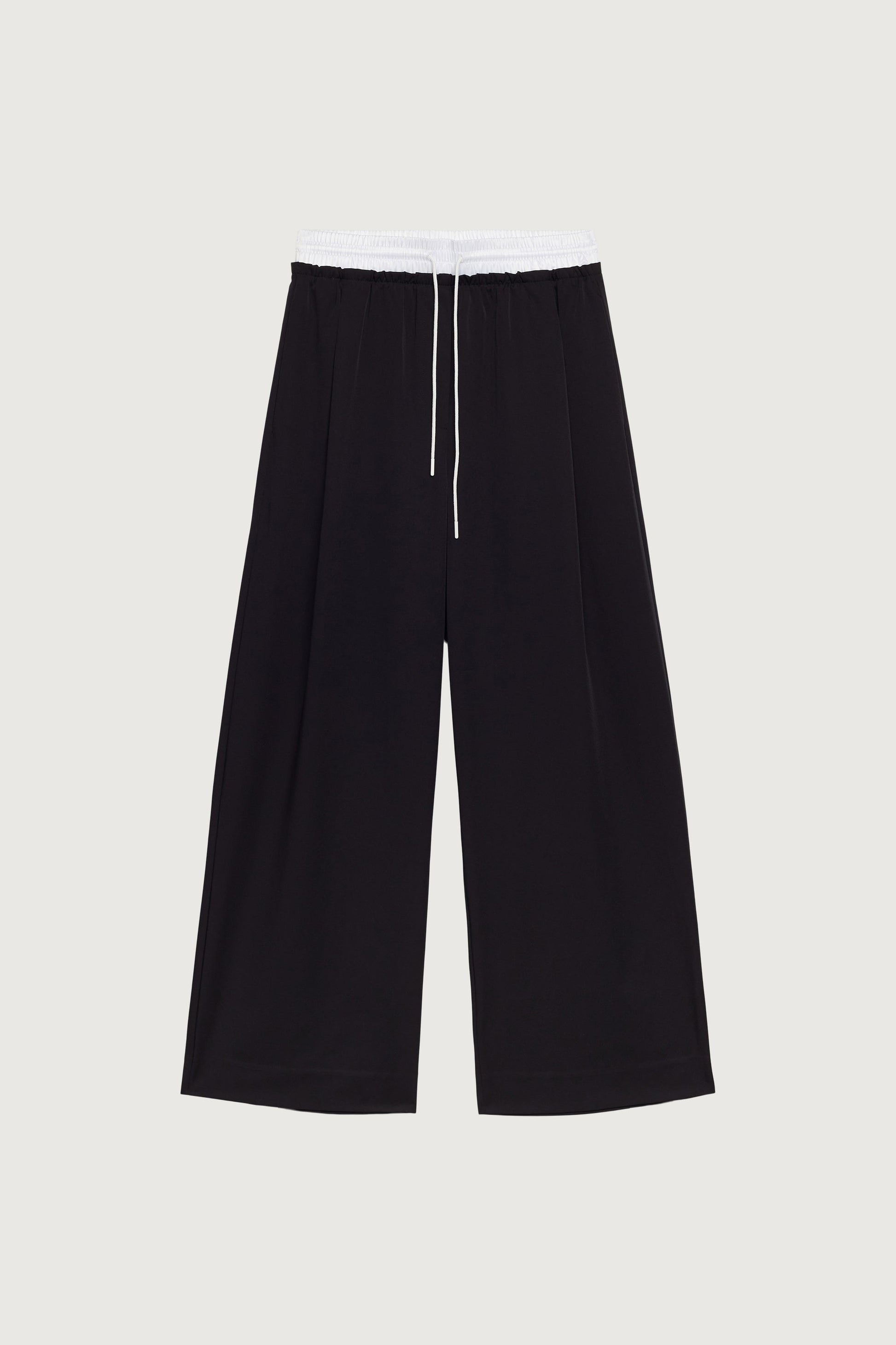 EXPOSED DRAWSTRING WAIST TROUSER