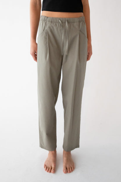 TAPERED PANT WITH DRAWSTRING WAIST