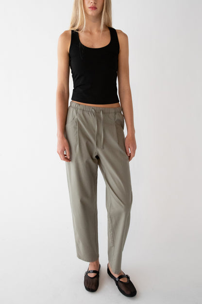 TAPERED PANT WITH DRAWSTRING WAIST