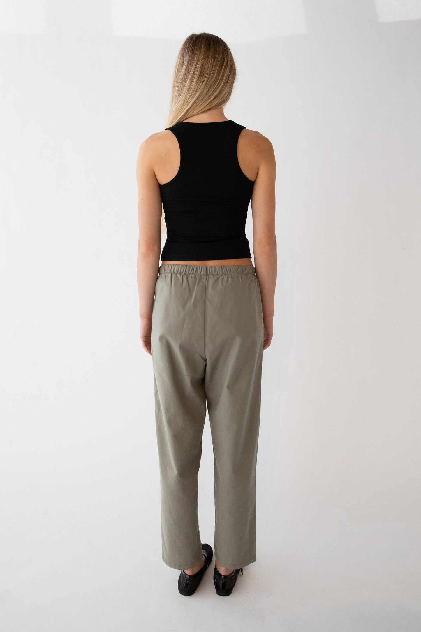 TAPERED PANT WITH DRAWSTRING WAIST