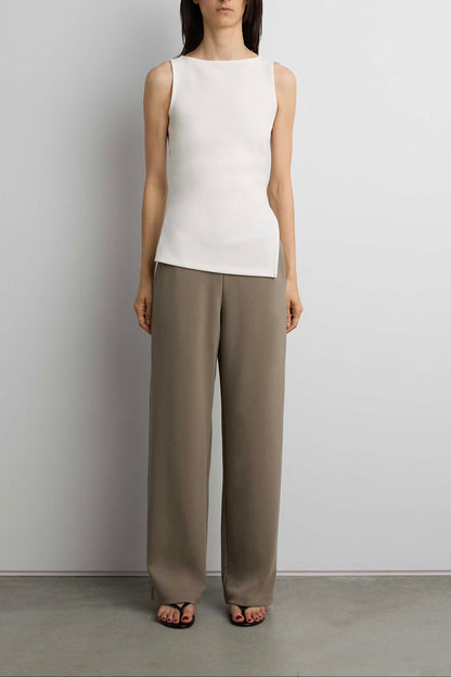 MID-RISE WIDE LEG PANT