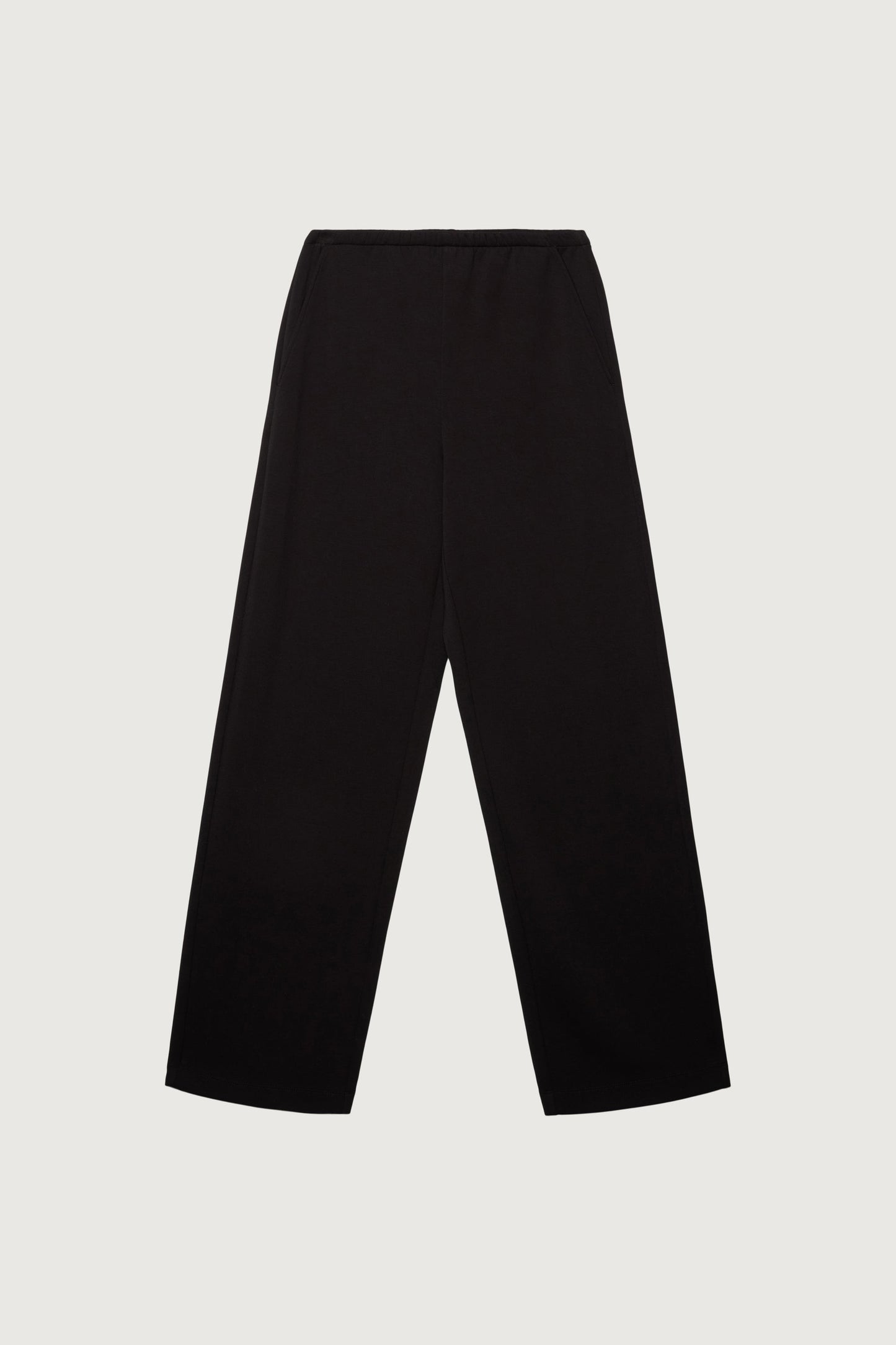 SCUBA ELASTIC WAIST STRAIGHT LEG PANT