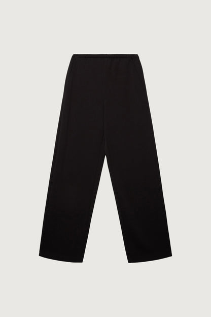 SCUBA ELASTIC WAIST STRAIGHT LEG PANT