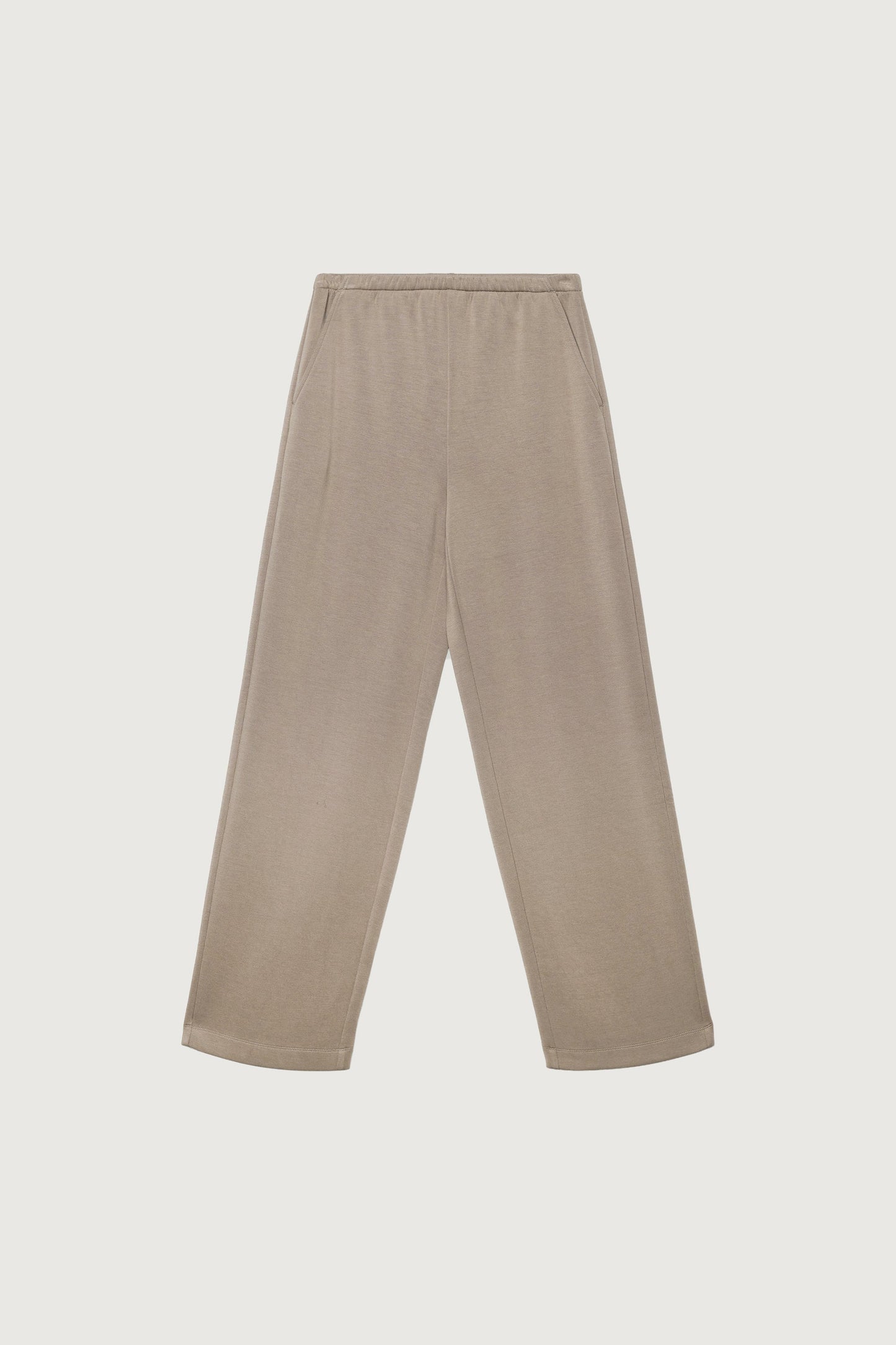 SCUBA ELASTIC WAIST STRAIGHT LEG PANT
