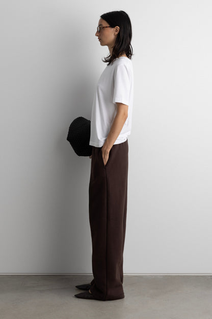 FLEECE STUDIO SWEATPANT WITH SHOCKCORD HEM