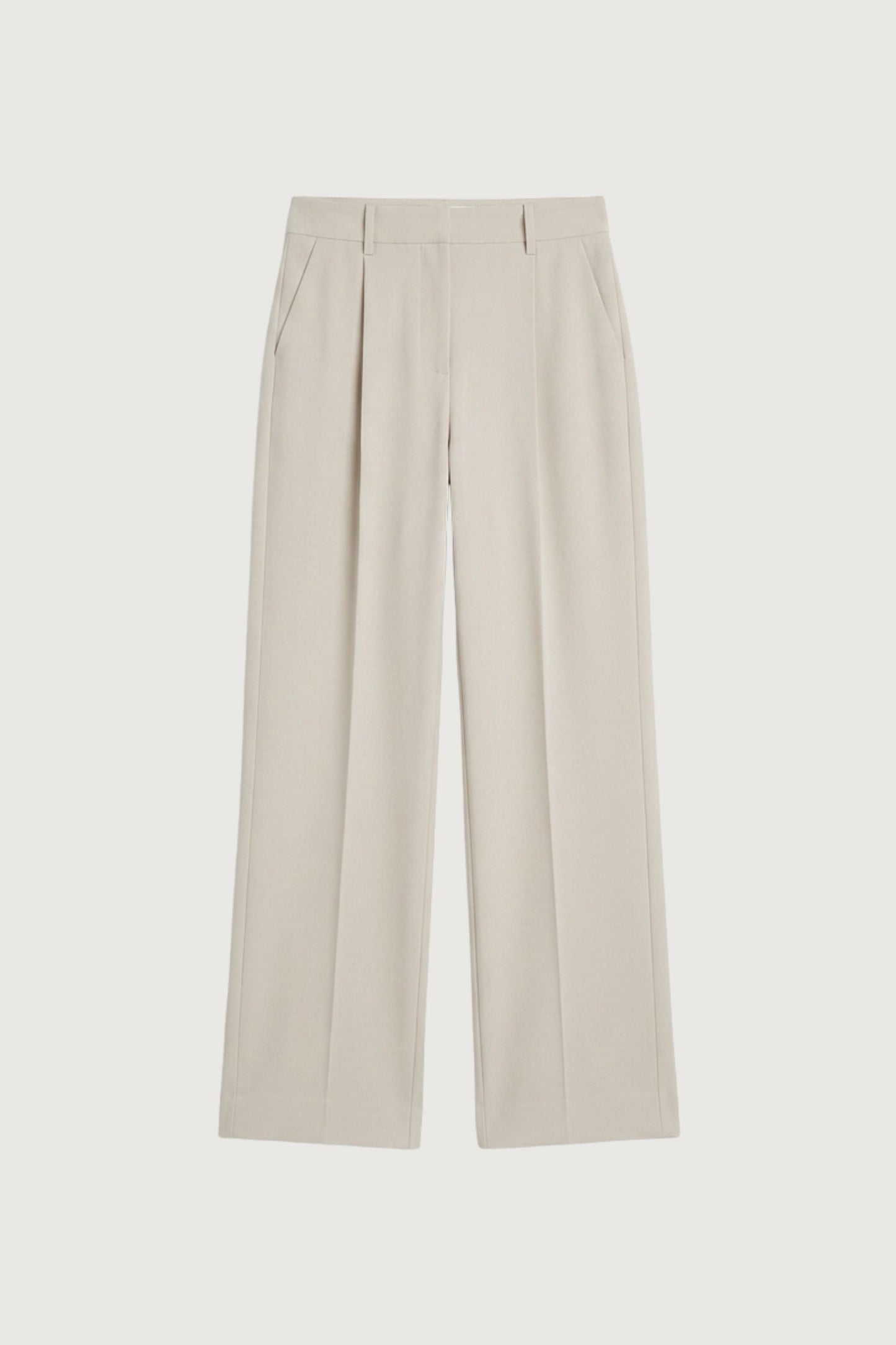 MID-RISE WIDE LEG SUITING TROUSER