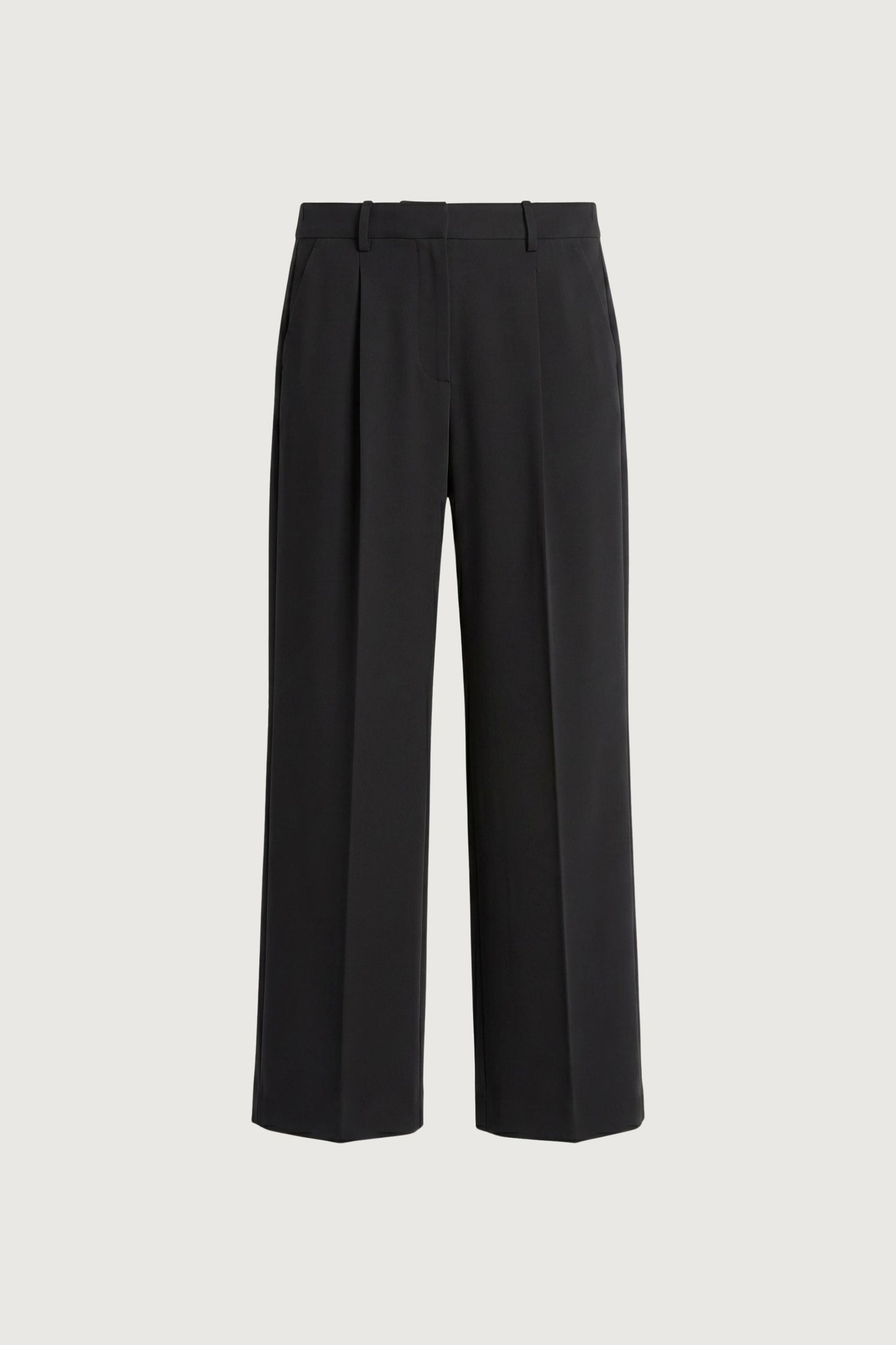 MID-RISE WIDE LEG SUITING TROUSER