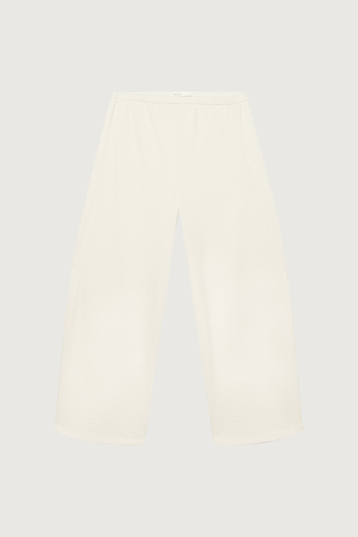 ELASTIC WAIST BARREL PANT