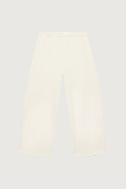 ELASTIC WAIST BARREL PANT