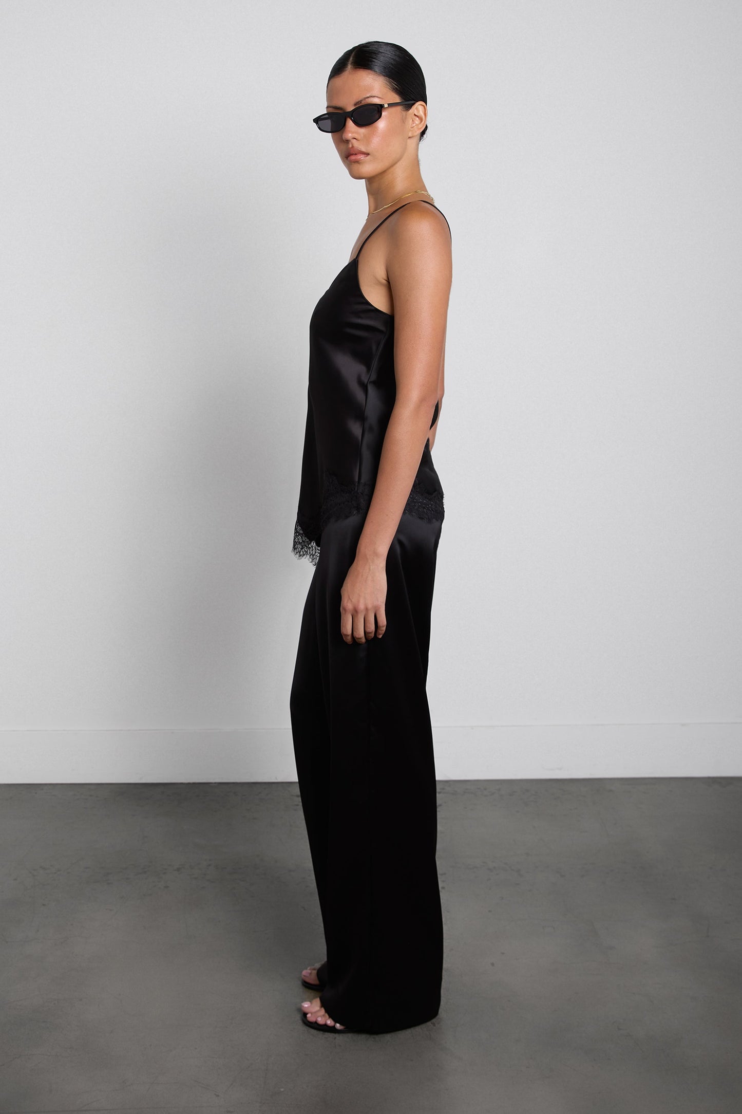 SATIN DRAWSTRING PANT