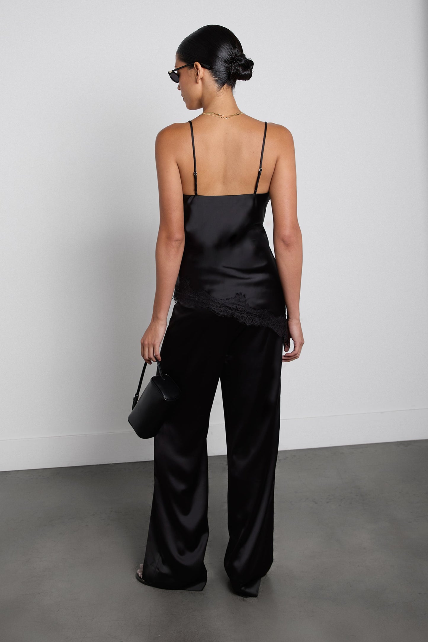SATIN DRAWSTRING PANT