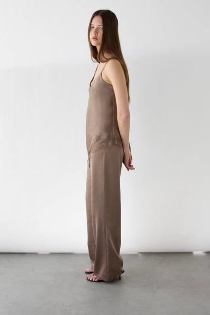 SATIN DRAWSTRING PANT