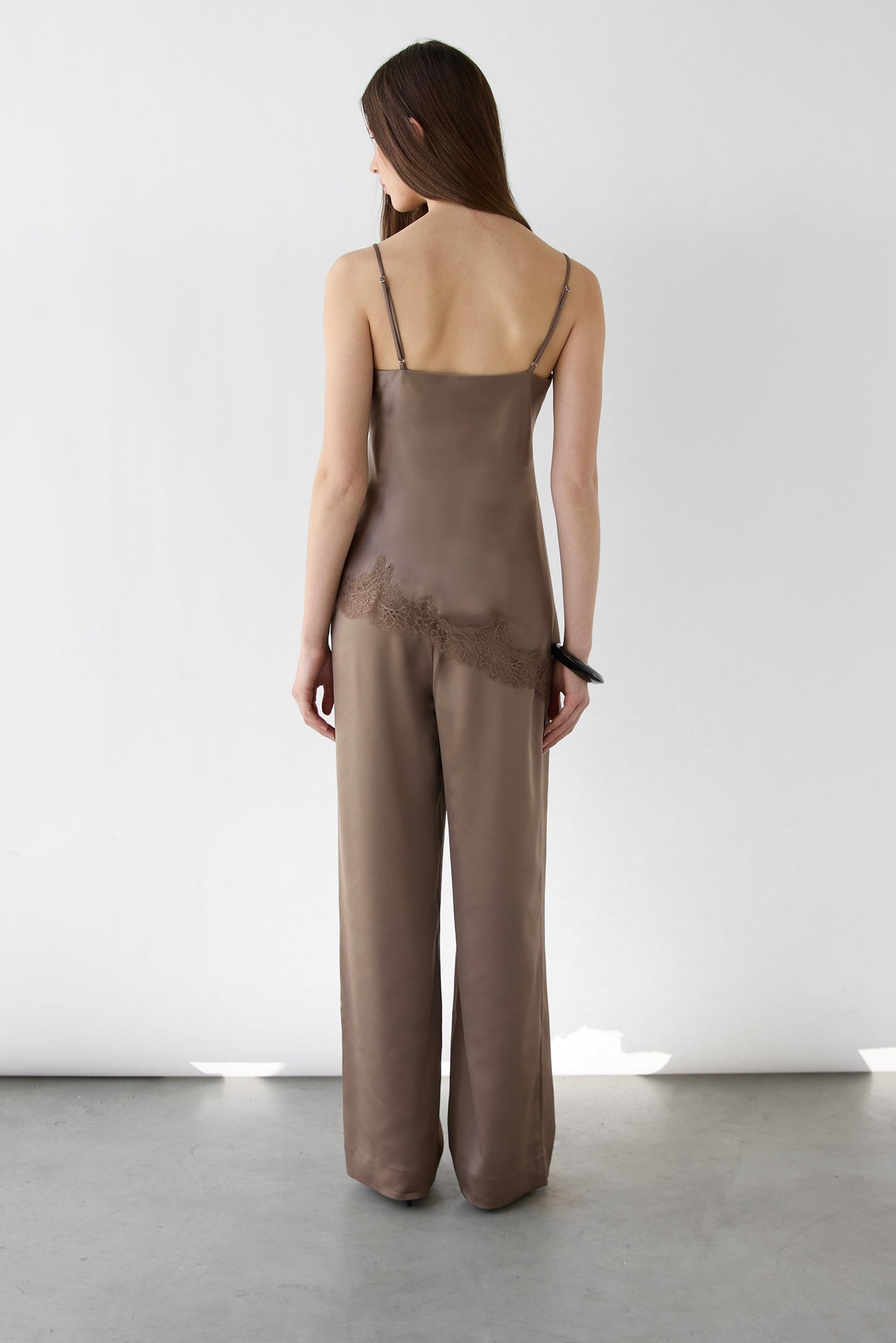 SATIN DRAWSTRING PANT