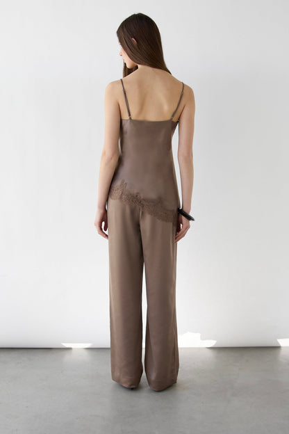 SATIN DRAWSTRING PANT