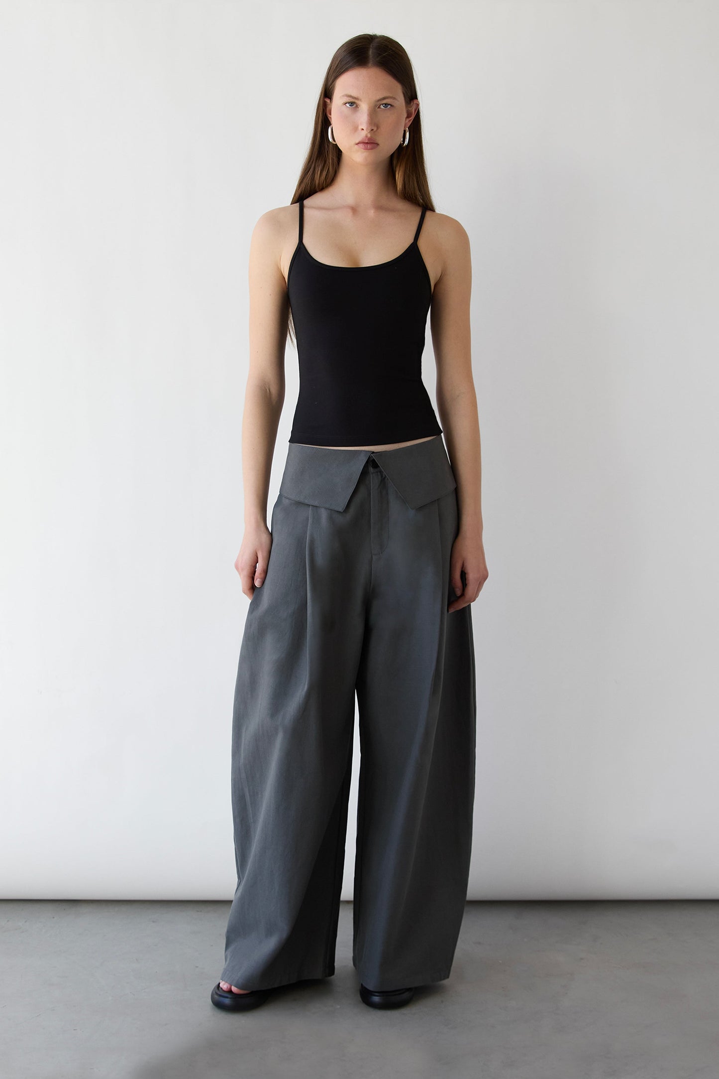 FOLD-OVER WAIST PANT