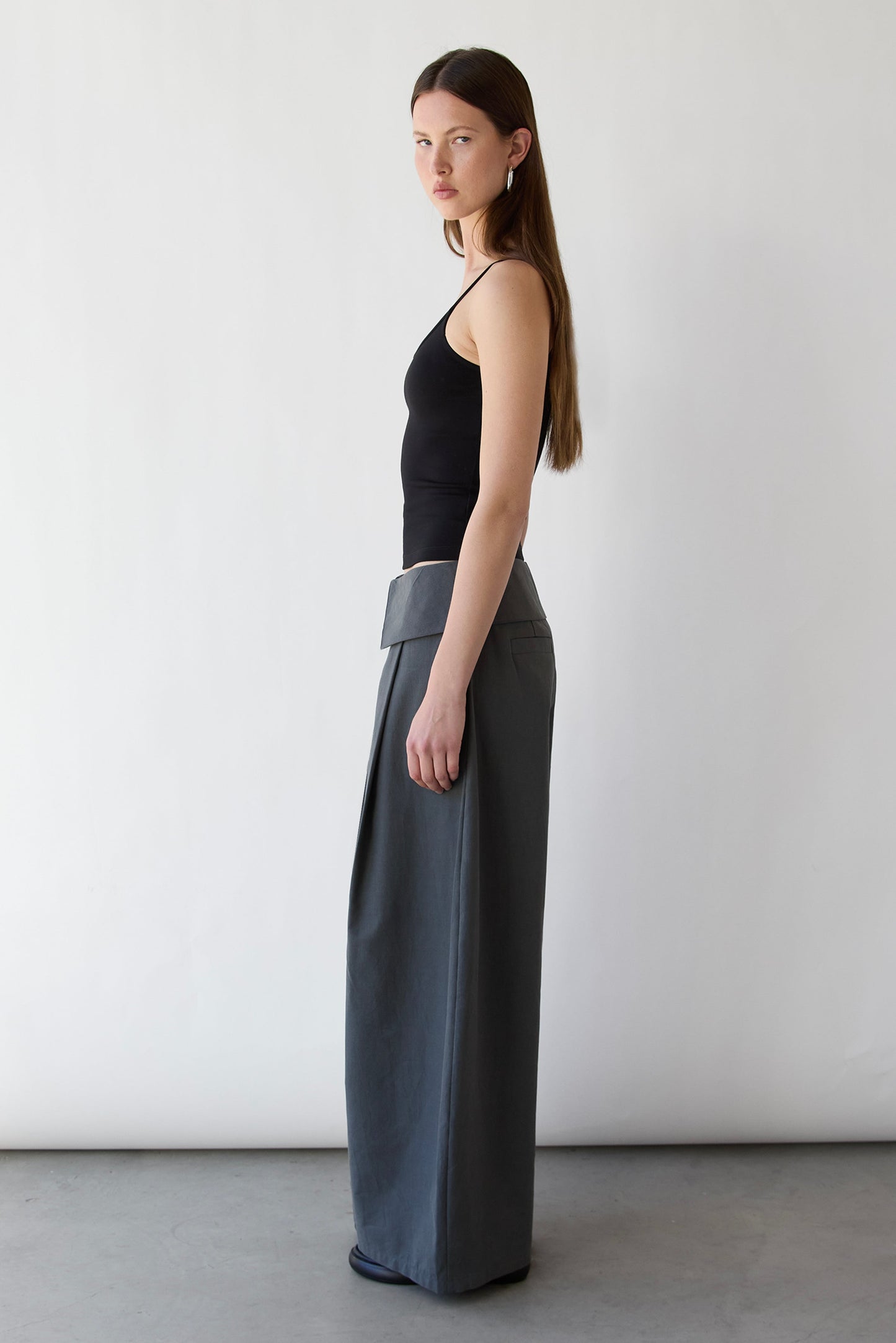 FOLD-OVER WAIST PANT